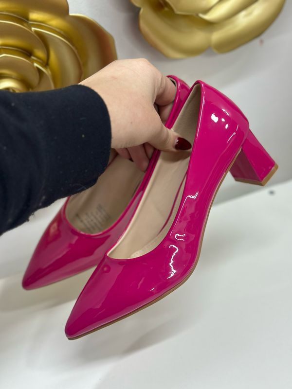 Zapato taco 5cm 5K18-7 FUCSIA Zapato taco 5cm 5K18-7 FUCSIA
