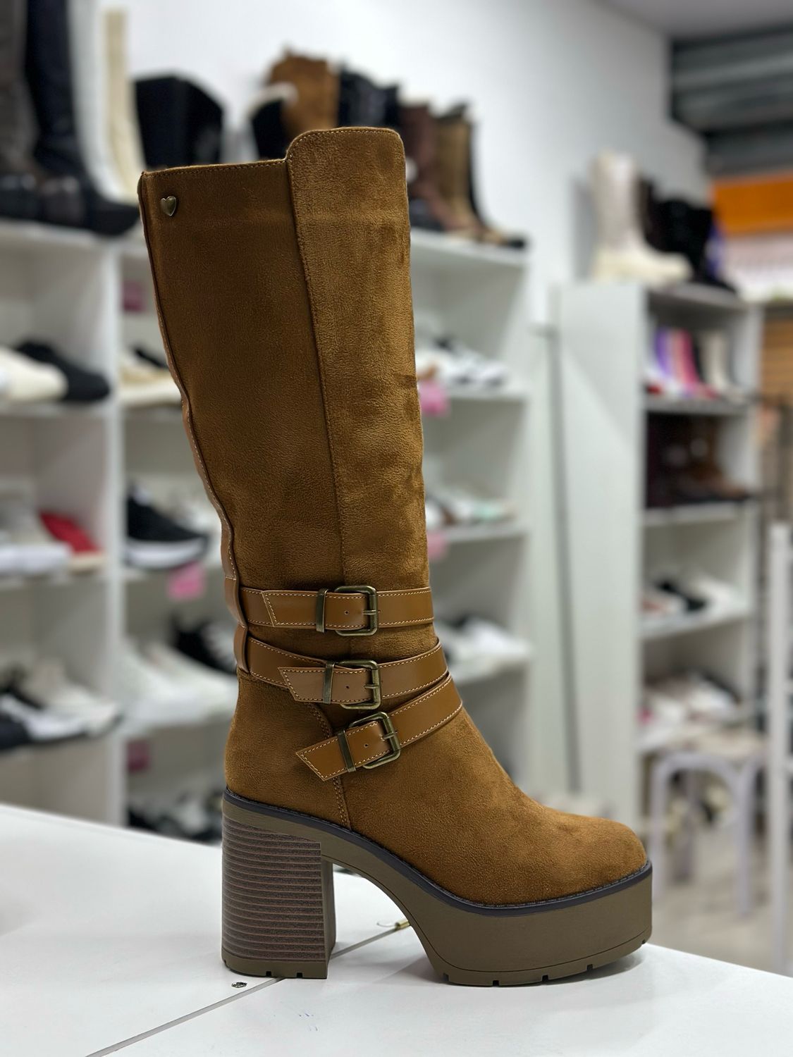 Bota plataforma F1882-3 CAMEL