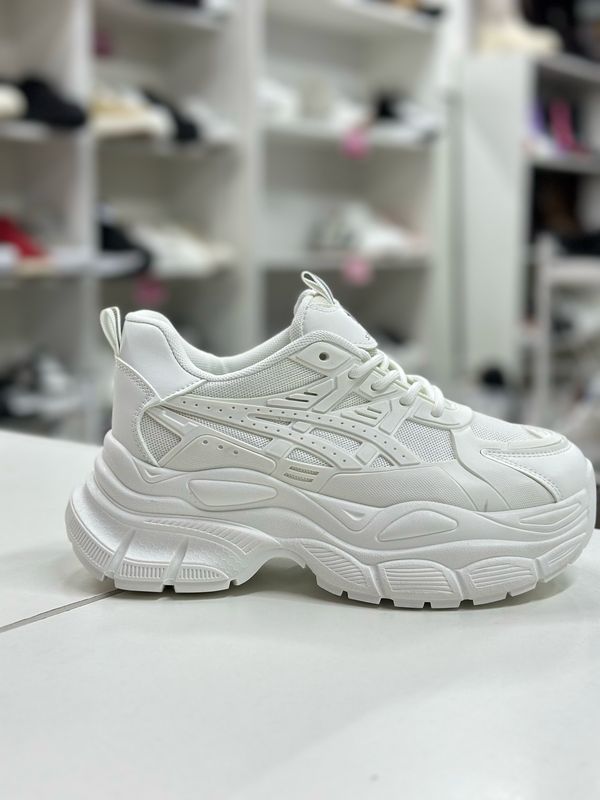Zapatilla plataforma AW805-1 ALL WHITE