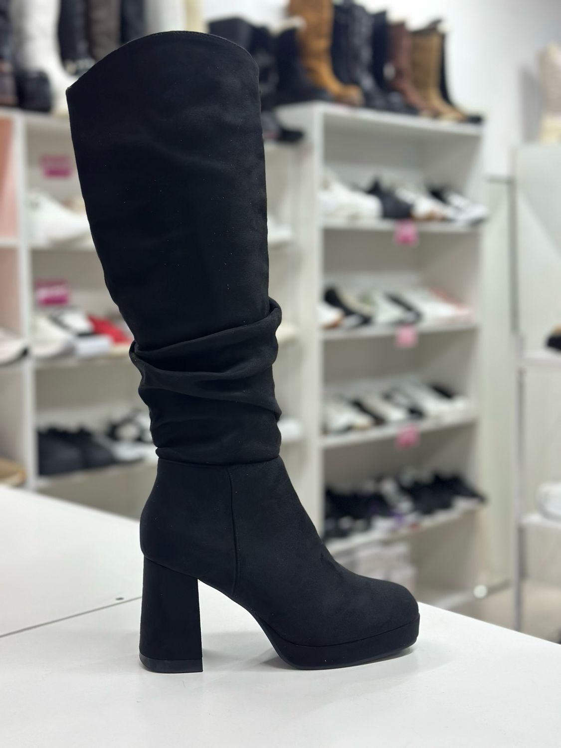 Bota gamuza DA18708-1 BLACK
