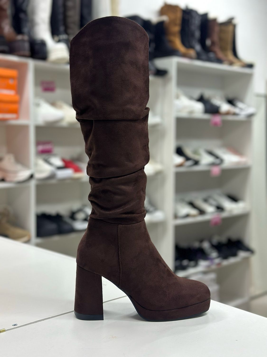 Bota gamuza DA18708-1 COFFEE