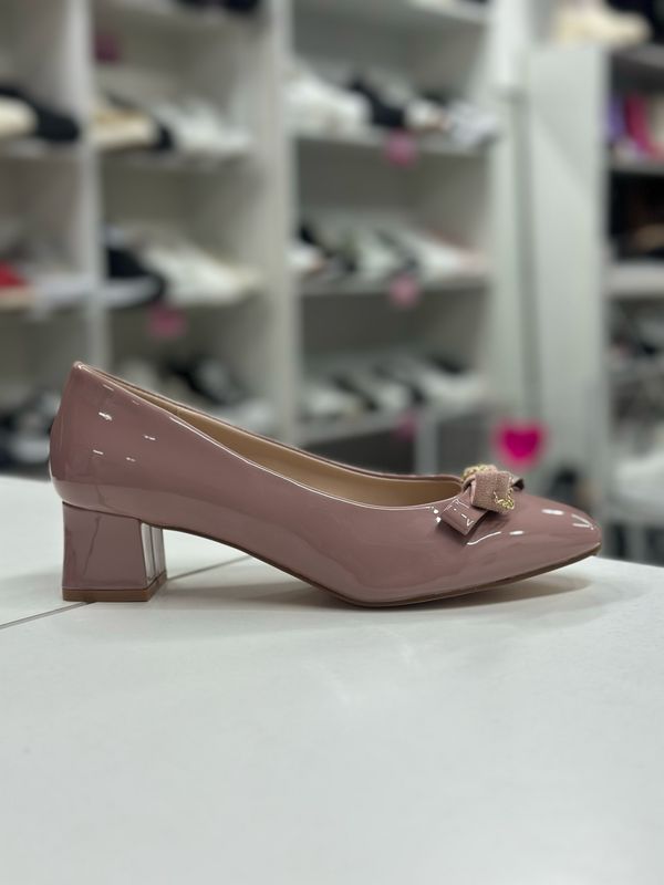 Zapato taco 3G04-6 BEIGE