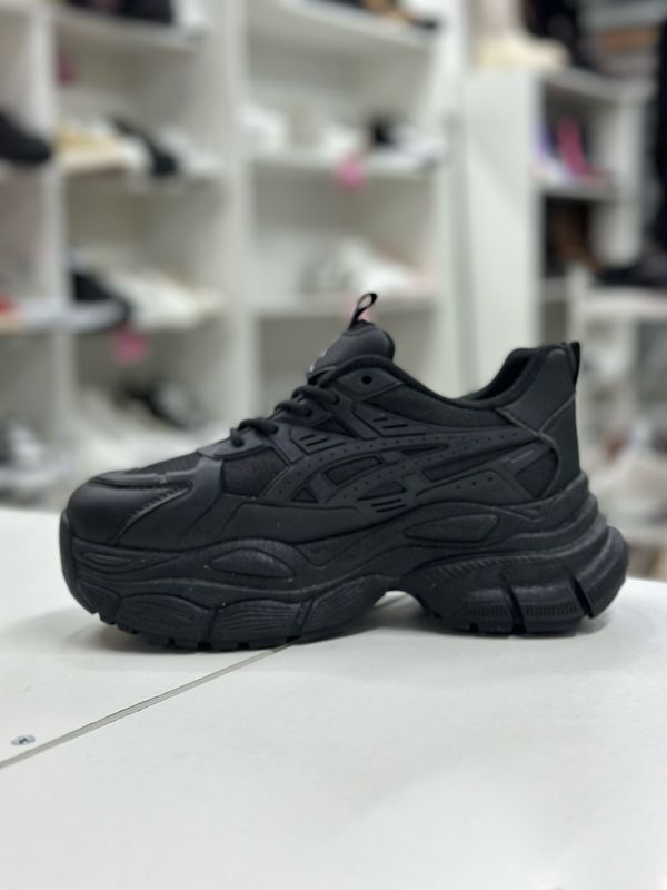 Zapatilla plataforma AW805-2 ALL BLACK