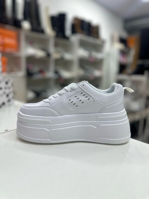 Zapatilla plataforma 3E45-10 WHITE