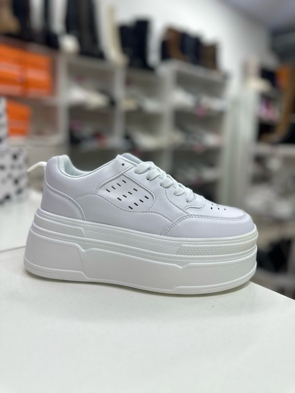Zapatilla plataforma 3E45-10 WHITE