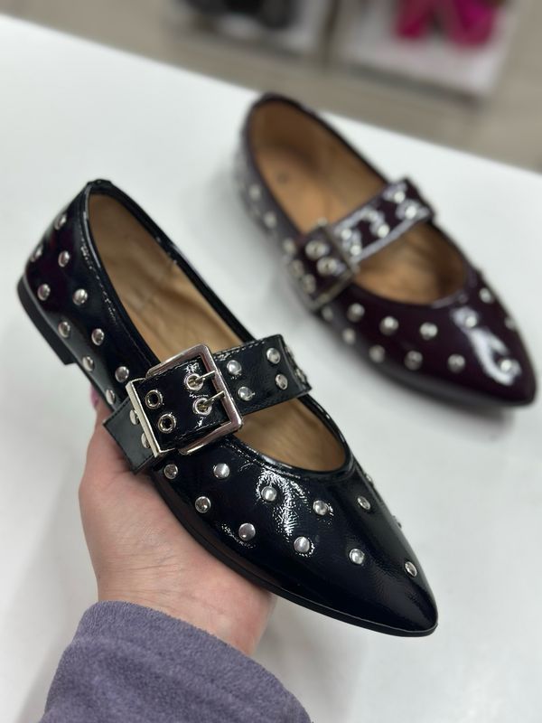 Ballerina tachitas S510B2186-H NEGRO