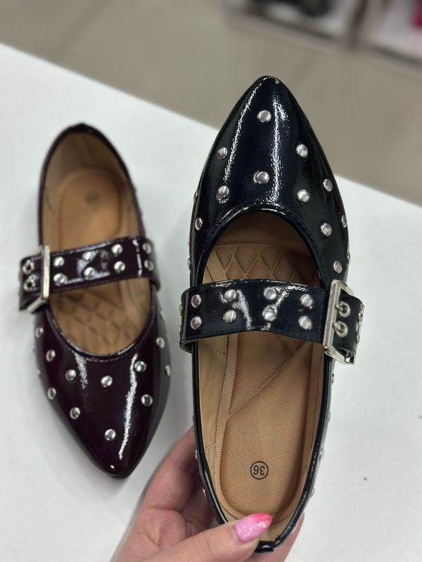 Ballerina tachitas S510B2186-H NEGRO