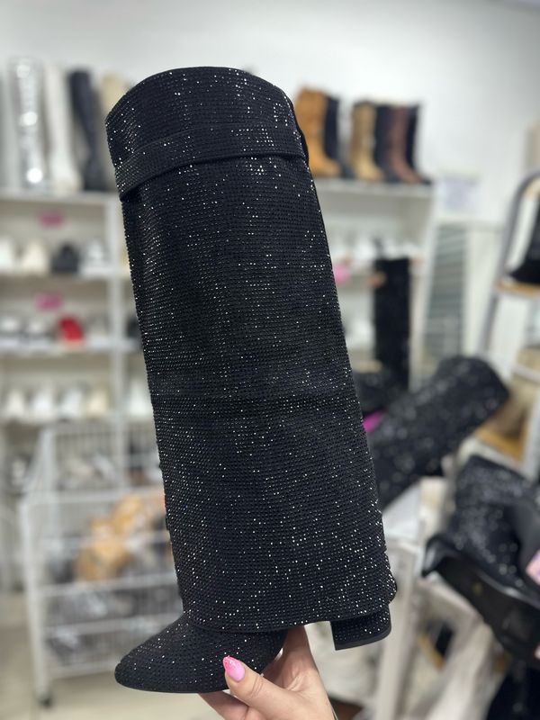 Bota candado brillo 6G70-1