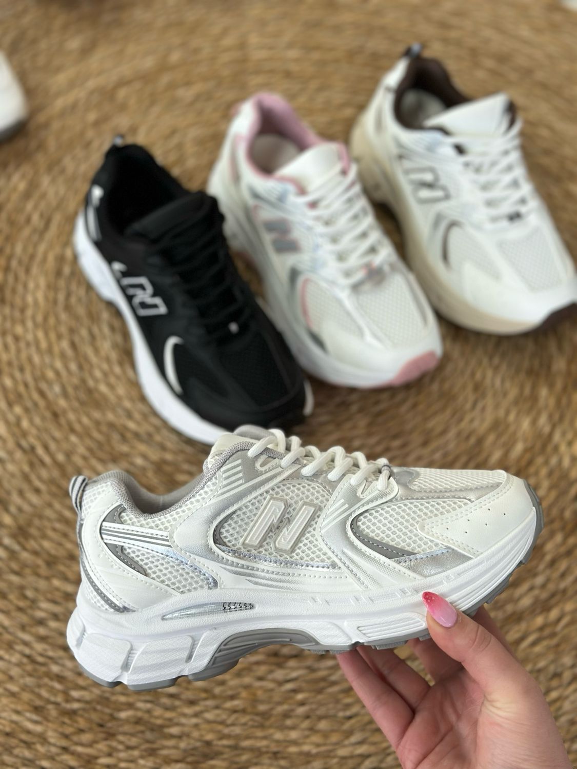 Zapatilla estilo NB GB808 WHITE/GREY