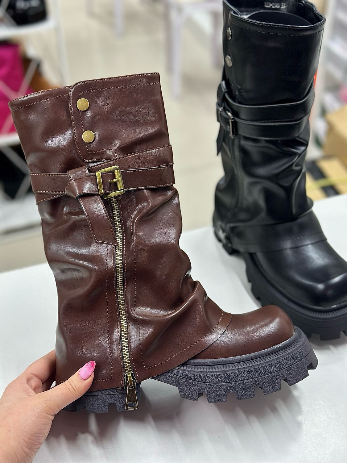 Boots XZN-214B COFFE Boots XZN-214B COFFE