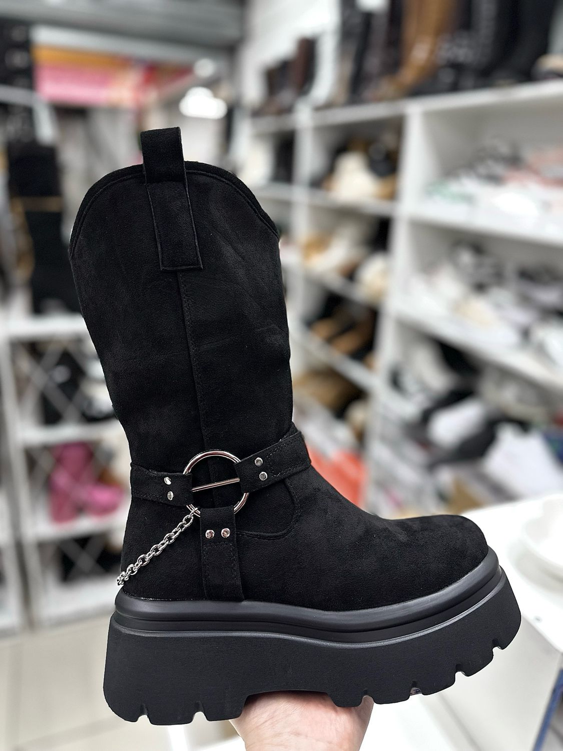 Bota plataforma XZN-181 NEGRO Bota plataforma XZN-181 NEGRO