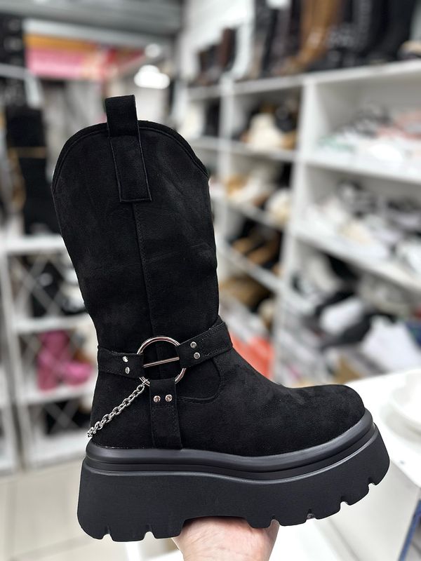Bota plataforma XZN-181 NEGRO Bota plataforma XZN-181 NEGRO