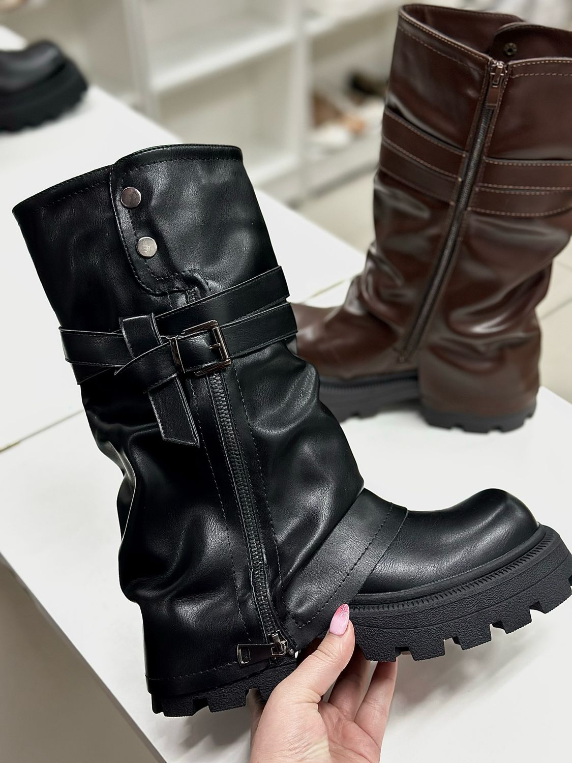 Boots XZN-214A BLACK Boots XZN-214A BLACK