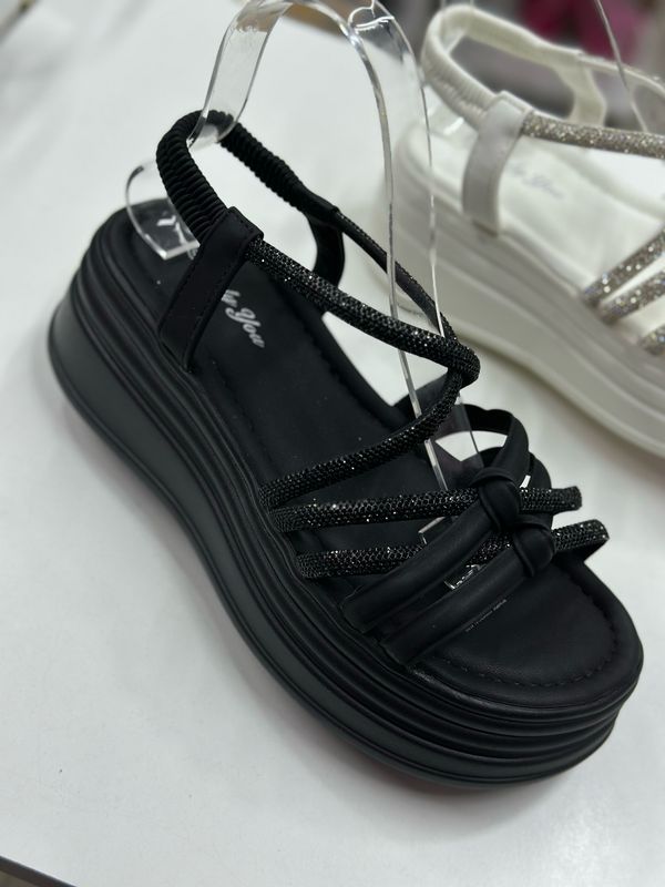 Sandalia brillo BL16-1 BLACK