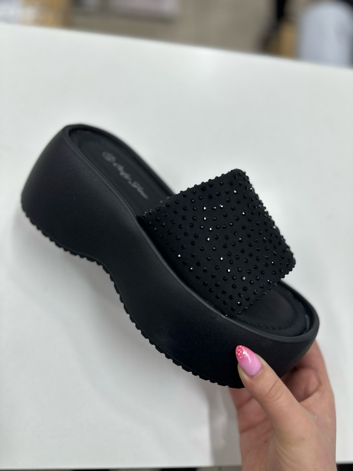 Sandalia brillo GT-6-1 BLACK Sandalia brillo GT-6-1 BLACK
