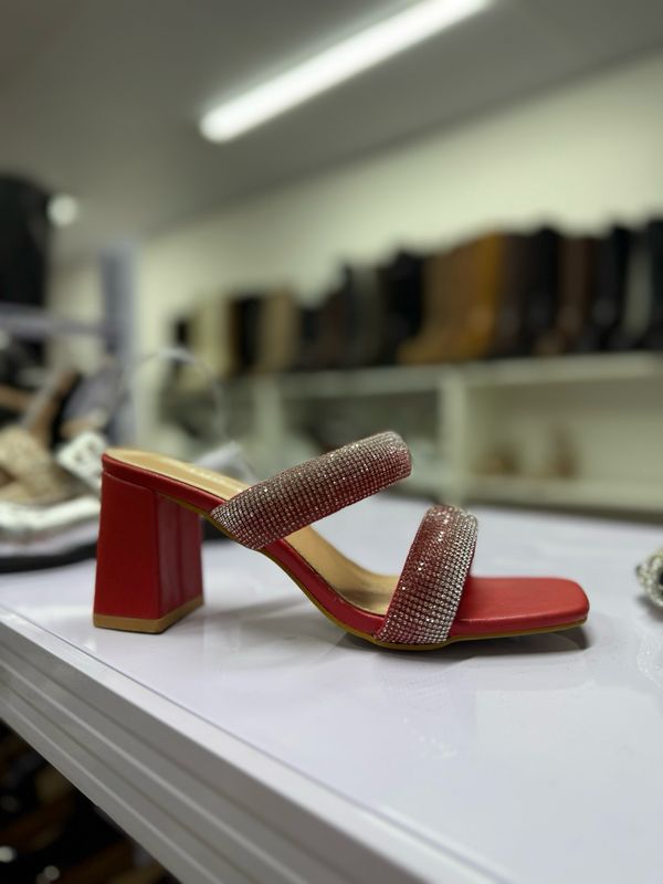 Sandalia taco 23-51 RED