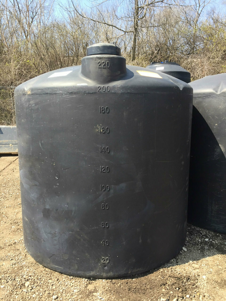 220-Gallon Norwesco Above-Ground Water Tank (BLACK)