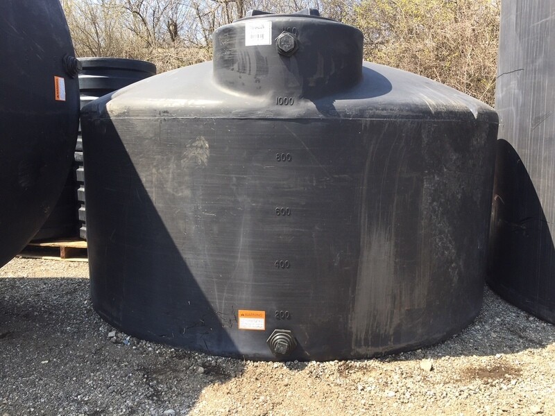 1100-Gallon HDPE Norwesco Above-Ground Tank (BLACK)