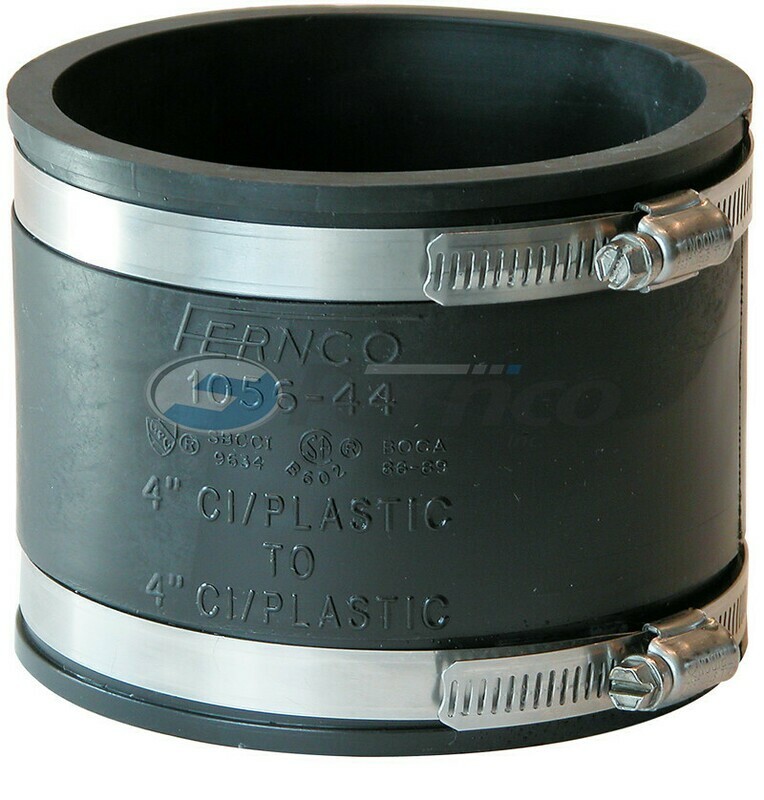 4" FernCo No Hub Coupling (Rubber)