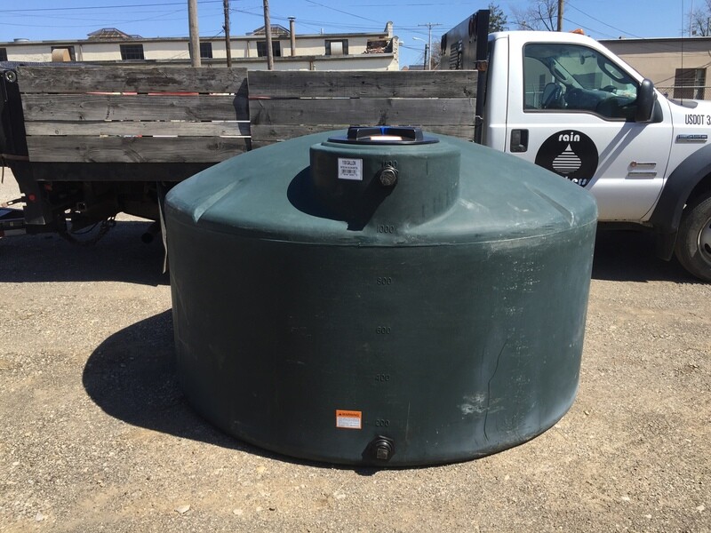 1100-Gallon HDPE Norwesco Above-Ground Tank (GREEN)