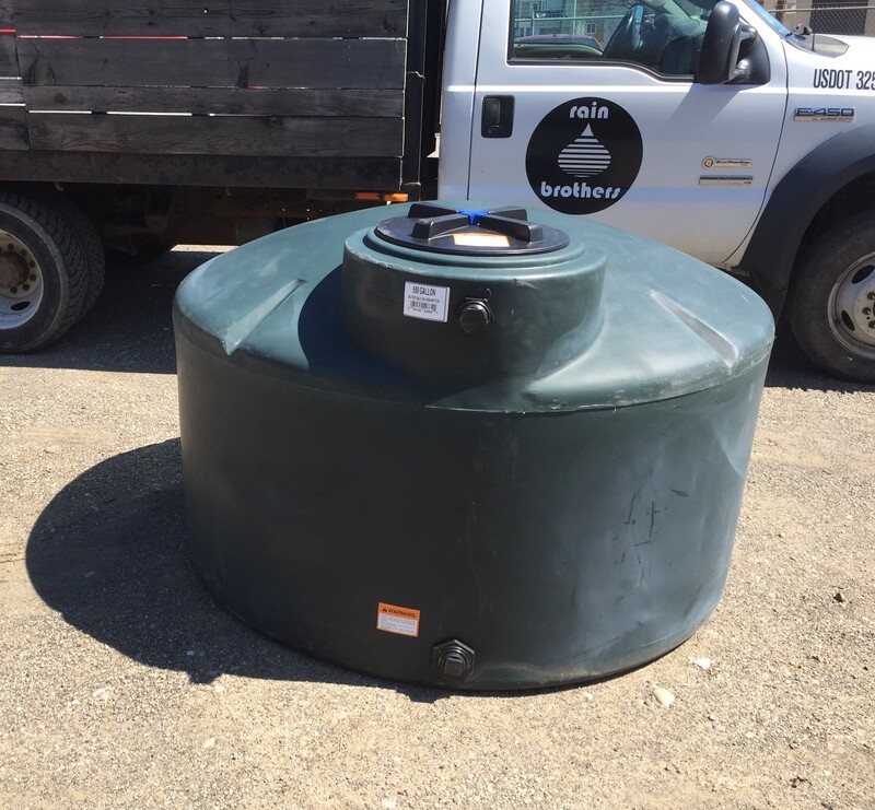 550-Gallon HDPE Norwesco Above-Ground Tank (GREEN)