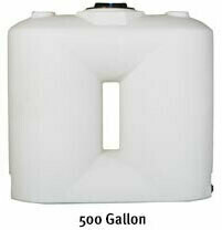 500 Gallon Freestanding Potable Water Tank (White)