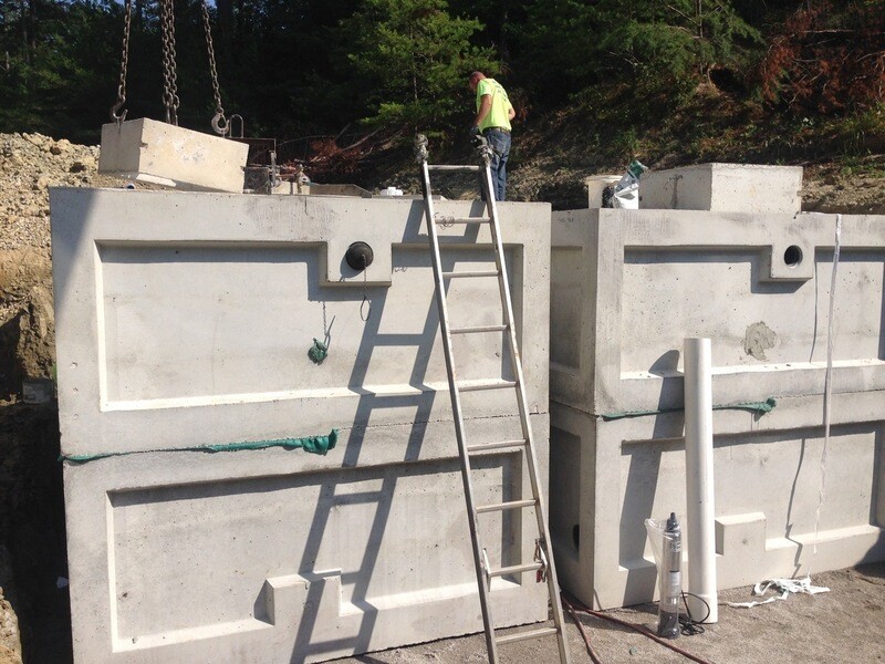 5500-Gallon Reinforced Precast Concrete Cistern (Made in Ohio)
