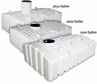 2000 GALLON BELOW GROUND HDPE CISTERN