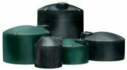 10,000 Gallon HDPE Vertical Water Tank (Dark Green)