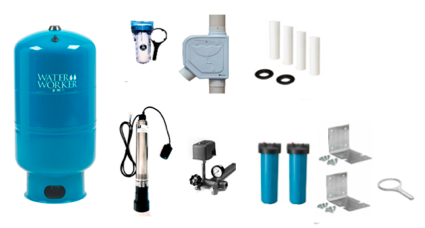 UNDERGROUND COMPLETE OFF-GRID CABIN KIT (FOR DRINKING WATER)