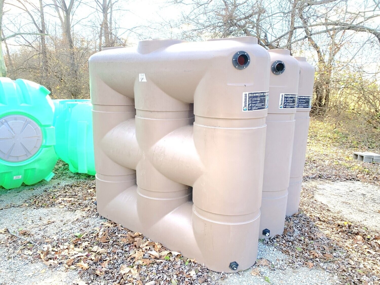 Bushman 530 Gallon Slimline Rainwater Harvesting Tank