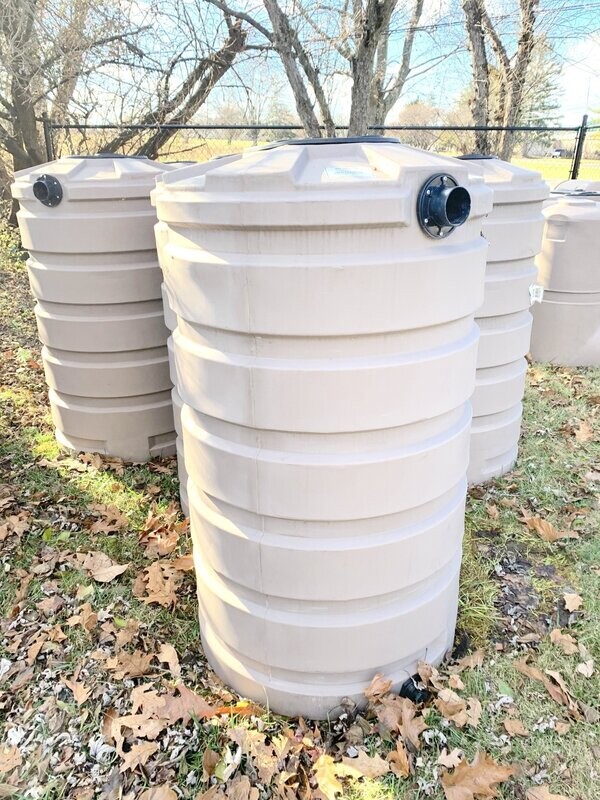 Bushman 205 Gallon Round Rainwater Harvesting Tank