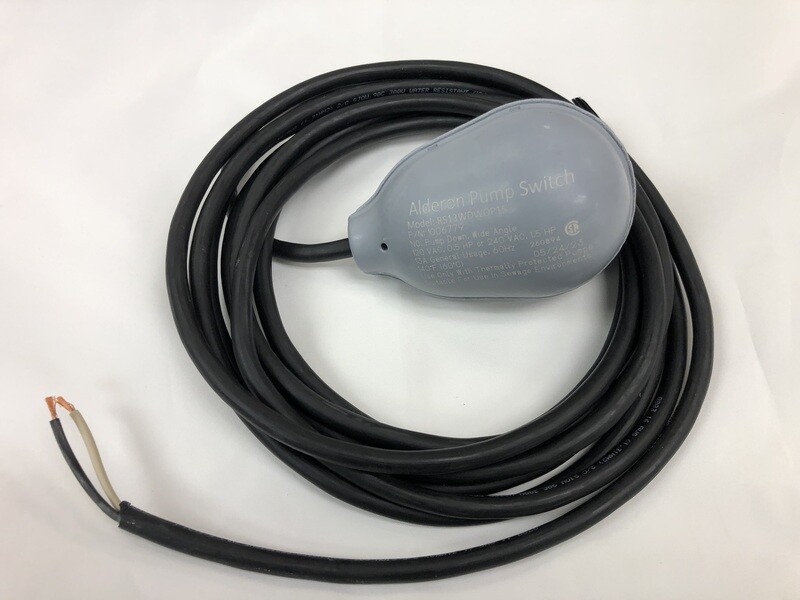 Normally Open Float Switch 120/230V (bare leads)