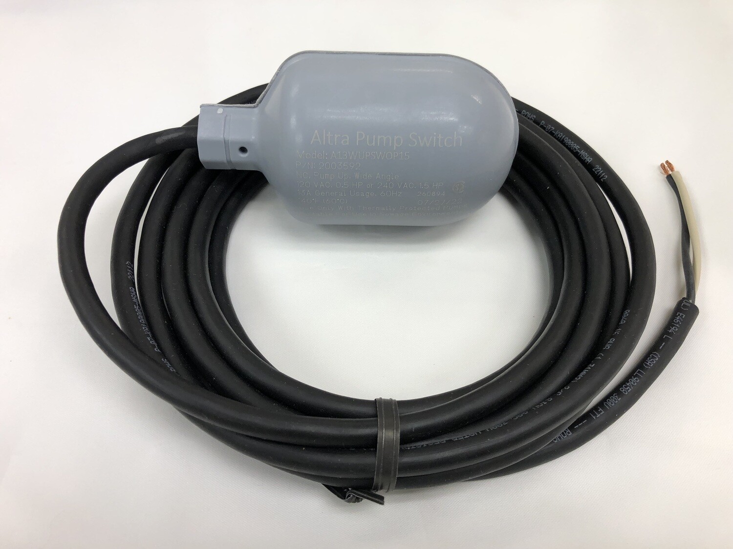 Superior Pump Wide Angle Tethered Float Switch 92000 The