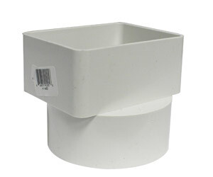 Flush Mount Downspout Adapter