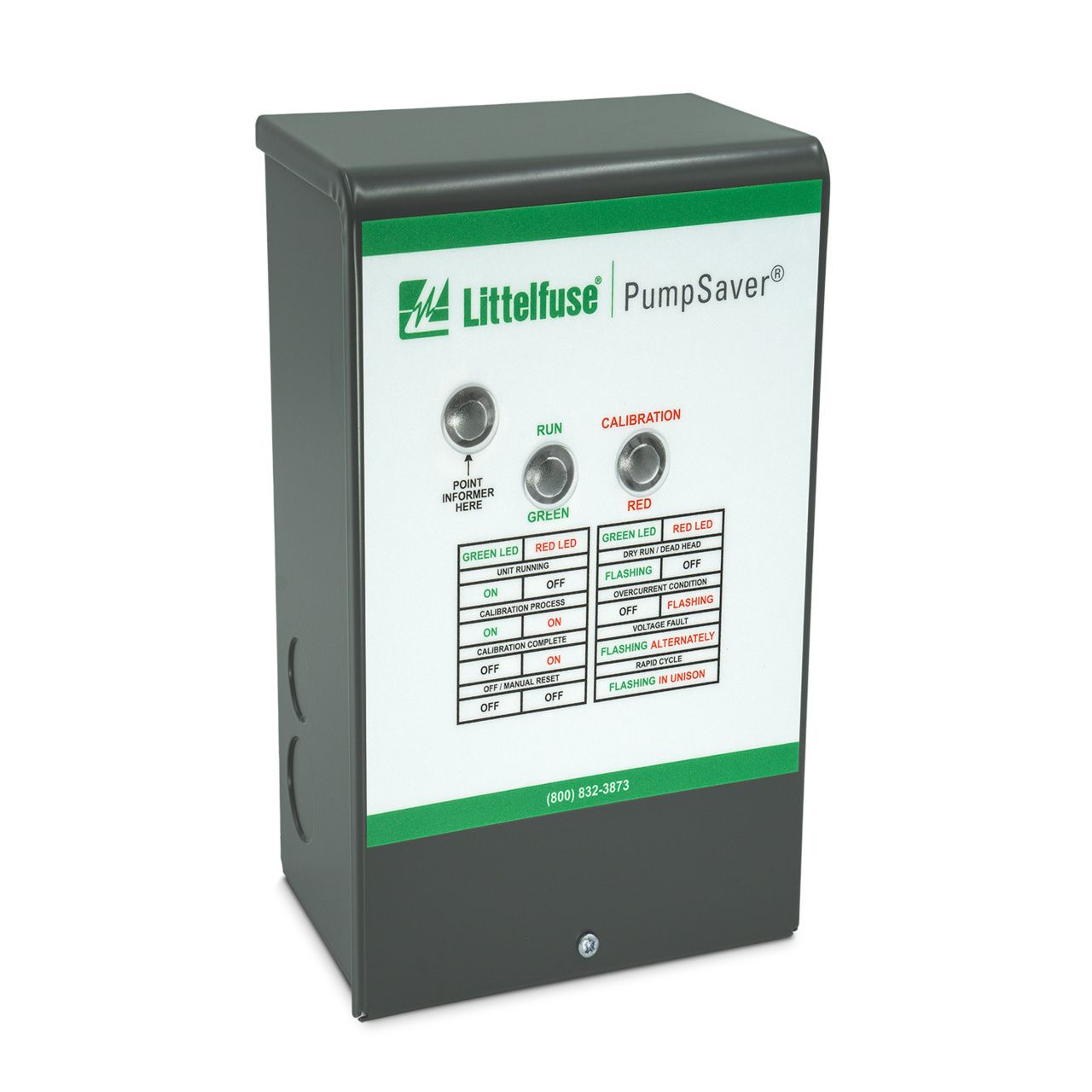 Pump Saver & Over Load Relay with NEMA 3R Enclosure Box (up to 1.5hp)