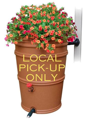 EarthMinded RainStation 45-Gallon Rain Barrel (Terra Cotta)