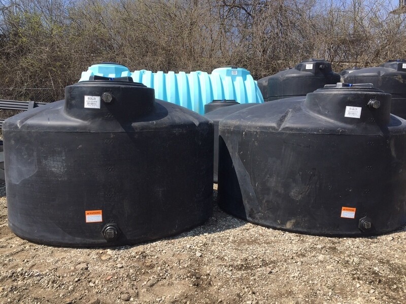 550-Gallon HDPE Norwesco Above-Ground Tank (BLACK)