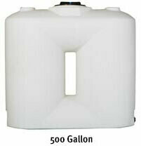 500 Gallon Freestanding Potable Water Tank (White) 500 Gallon Freestanding Potable Water Tank (White)