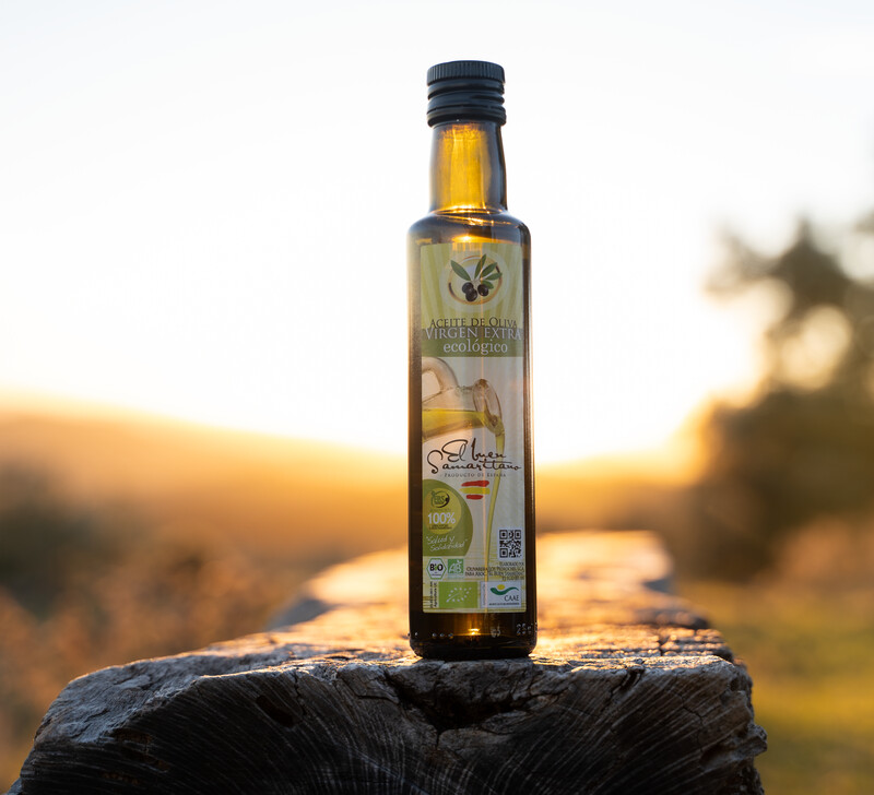 Aceite en botella de vidrio 250ml (caja, 12 unidades)