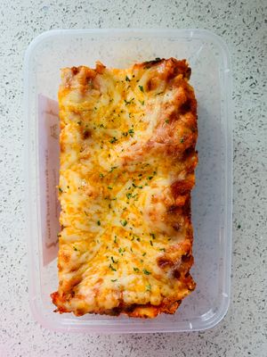 Semaine 3 au 7 août - Lasagne sauce tomate/Tomato Lasagna