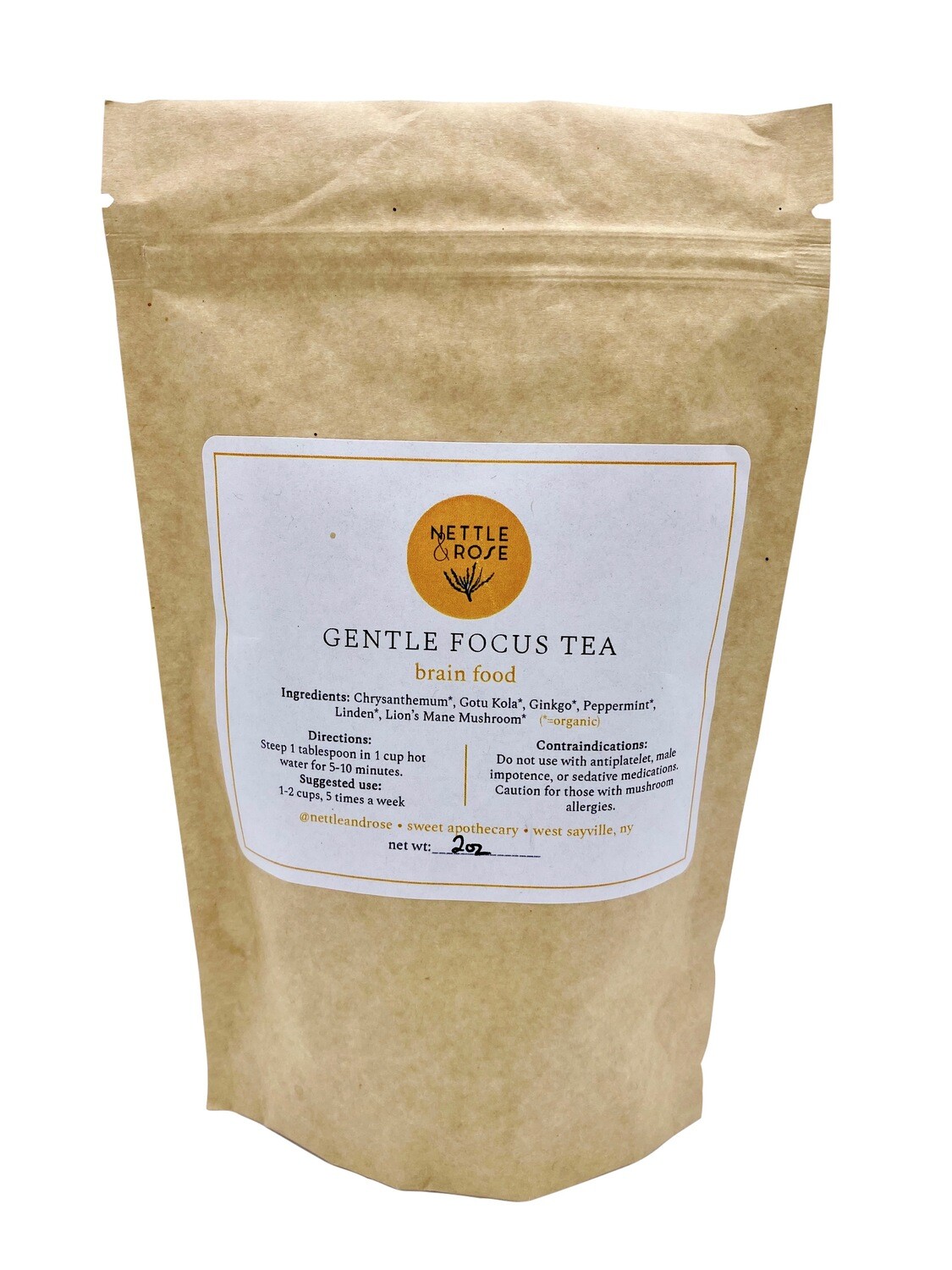 Nettle & Rose Gentle Focus Tea