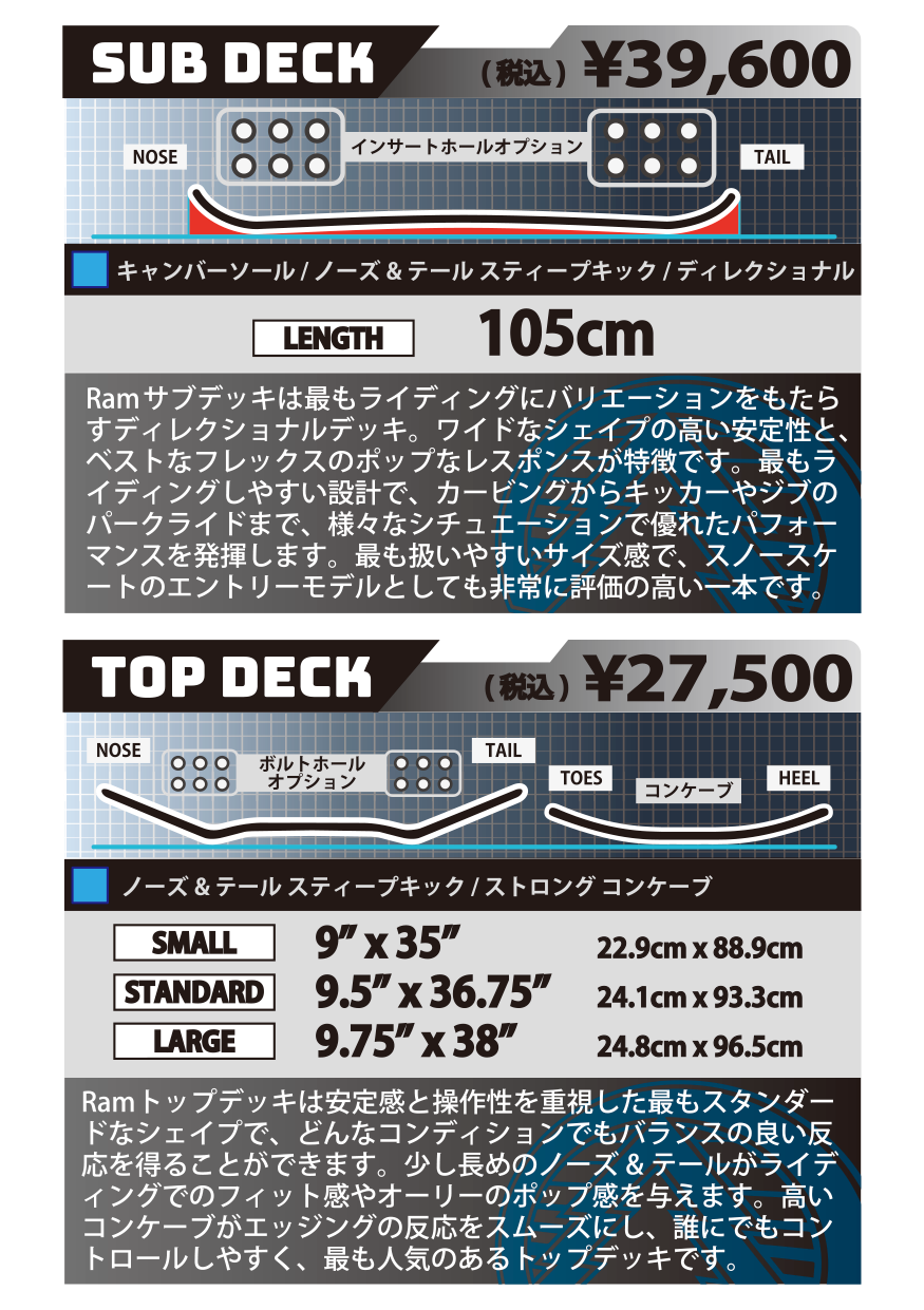 Ram 2027 Hovland Snowskates /スノースケート ホブランド ラム