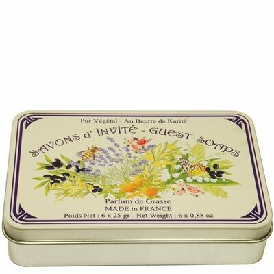 39961 Soap- 6 Assorted in Tin 5.28 oz.