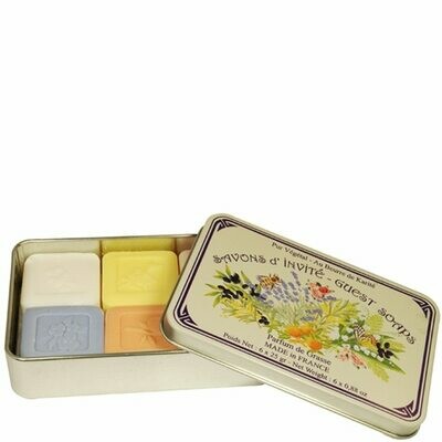 39961 Soap- 6 Assorted in Tin 5.28 oz.