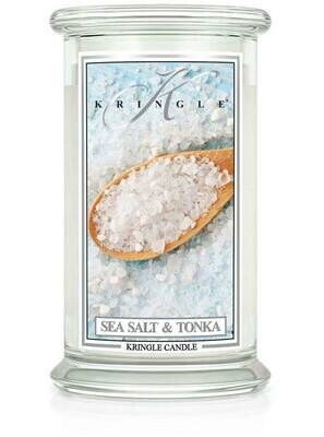 44378 Candle - Sea Salt &amp; Tonka, 2 wick, 22oz