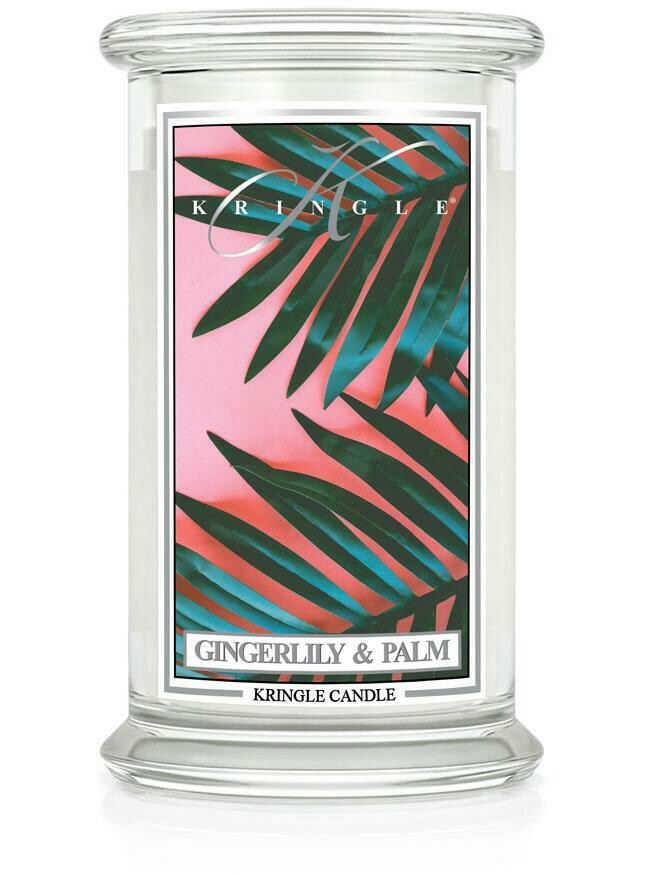 44354 Candle - Gingerlily &amp; Palm, 2 wick, 22oz