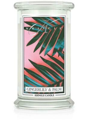44354 Candle - Gingerlily &amp; Palm, 2 wick, 22oz