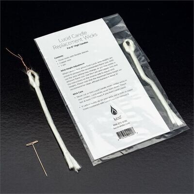 Replacement Wick 3pack, 6&quot; Pillar
