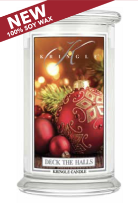 47355 Candle - Deck the Halls, 2 wick, 22oz